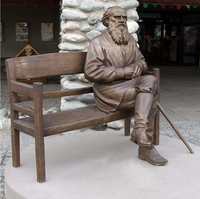 Verfügbare Lebensgroße Bronze-Statue: Mutter und Kind auf Bank, Lesende Familie, Skulptur für Außenbereich, Garten, Park, Bibliothek