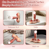 Vente flash Amazon : Dildo réaliste en silicone liquide télescopique/chauffant, Dildo vibrant, Pénis géant, Dildo énorme, Masturbateurs