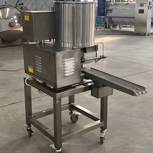 Nhà máy trực tiếp Hamburg thịt Pie cutlet làm cho máy gà <span class=keywords><strong>Nugget</strong></span> Máy jamaican patty máy - Product Image 2