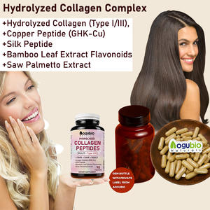 Harga pabrik kapsul kolagen hidrolisasi dengan ekstrak daun bambu peptida sutra dan gergaji kapsul kolagen murni ekstrak Palmetto - Product Image 2