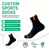 Chaussettes de sport personnalisées avec logo, unisexes, en coton tricoté, respirantes, antidérapantes, séchage rapide, été, basketball, course à pied