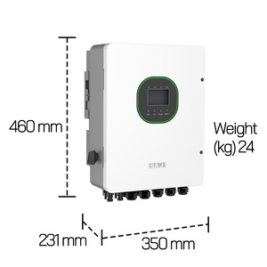 Onduleur hybride basse tension <span class=keywords><strong>Saj</strong></span> <span class=keywords><strong>3kW</strong></span> monophasé 2MPPT entrée PV 18A surdimensionnement 200% IP66 - Product Image 2