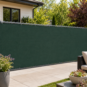Schermo Privacy in HDPE Verde Scuro 1 m X 10 m, Resistente ai Raggi UV, <span class=keywords><strong>Rete</strong></span> per Esterni per Cortile, Giardino, Patio e Balcone - Product Image 2