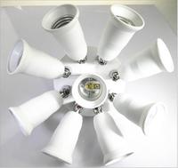 Direction réglable E27/E26/E40 à 4 E27/E14/GU10 adaptateur séparateur E26 à 4XE26 douille E27 à 4 * E27 adaptateur convertisseur