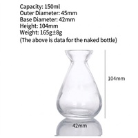 Bâtonnets diffuseurs en bois et verre écologiques faits à la main avec personnalisation flexible pour la maison et le bureau, sans BPA, vente en gros