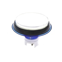 Bouton poussoir de machine de jeu, bouton de micro-interrupteur, boutons poussoirs de lumière LED de jeu d'arcade