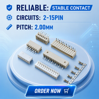 Connecteur fil-carte pour appareils électroménagers sur mesure, pas de 2,0 mm, équivalent au Molex MicroBlade, fournisseur d'assemblages fil-carte