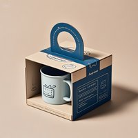 SHIRUN PACKAGE Unique fort personnalisé carton papier céramique tasse à café boîte d'emballage, boîte d'emballage pour tasse en verre