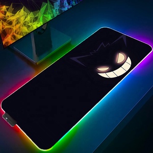 Tapis de souris de bureau G-gengar Poke-mon Rayquaza avec rétroéclairage, tapis de <span class=keywords><strong>clavier</strong></span>, tapis de souris de jeu RGB, tapis d'anime, dérivés - Product Image 6