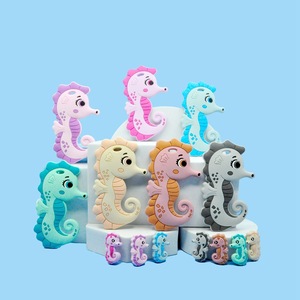 Mordedor de silicona Seahorse para bebés, juguete suave para niños de 0 a 24 meses, paquete individual unisex - Product Image 1