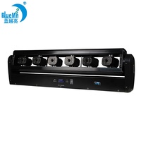 Barre laser mobile Bluemoon 6RGB DMX512 pour une éclairage de scène étonnant et captivant, idéale pour les bars, théâtres, KTV, DJ et discothèques