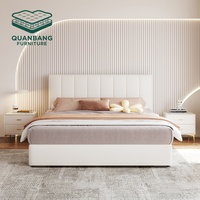 Cadre de lit moderne de luxe personnalisé, cadre de lit king size ou queen size avec tête de lit, meubles de chambre à coucher de haute qualité, ensemble de chambre à coucher