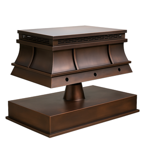 <span class=keywords><strong>Chimenea</strong></span> de cobre extragrande con acabado en bronce oscuro para techos arquitectónicos de lujo - Product Image 5