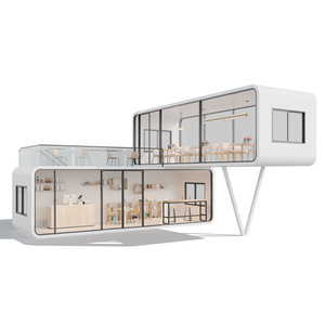 Casa Contenedor Prefabricada Apple - Oficina Cápsula de Lujo de Acero y Cabaña Pequeña para Uso en Bares y Comedores al Aire Libre - Product Image 1
