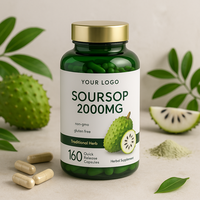 Capsules de Corossol à Marque Blanche – Extrait Herbal Antioxydant pour le Soutien Immunitaire des Adultes