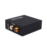 Digital-zu-Analog-Audio-Konverter 192kHz SPDIF Optisch Koaxial zu 3,5mm RCA Toslink Glasfaser für Gaming-Verstärker TV PC PS5 Heimkino