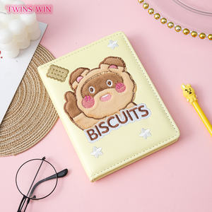 Couverture en cuir PU journal d'agenda <span class=keywords><strong>livre</strong></span> d'horaire cadeau créatif joli dessin animé Animal duveteux carnet de notes 2901 - Product Image 4