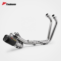Prix de gros usine Forsound - Système d'échappement complet en fibre de carbone Intact-GPs Shorty Muffler pour Yamaha MT07 2014-2026