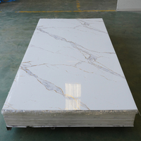 Tablero UV Moderno de Alto Brillo, PVC Laminado con Diseño Floral para Interiores, para Sala de Estar