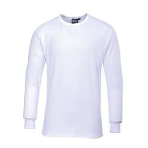 PORTWEST - B123WHRM Camiseta térmica de manga larga blanca-EAN 5036108041466 PROTECCIÓN TODO TIEMPO - Product Image 1