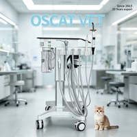 Appareil dentaire vétérinaire portable OSCAT, équipement médical pour animaux de compagnie, kit de détartreur ultrasonique pour le nettoyage des dents des chiens et des chats, utilisation en clinique vétérinaire