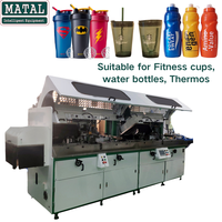 Machine d'impression sérigraphique automatique à haute stabilité pour flacons médicaux, pots cosmétiques, bouteilles d'eau - Imprimante neuve ou d'occasion