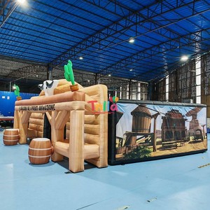Jeux sportifs de labyrinthe pour le team building, labyrinthe gonflable, arène de <span class=keywords><strong>jeu</strong></span> de labyrinthe gonflable pour enfants et adultes - Product Image 2