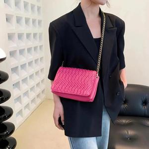 Women's Soft PU <b>Leather</b> Crossbody Shoulder <b>Bags</b> Single ZIP Closure Luxury New Fashion <b>Small</b> Square Handbag - Product Image 4