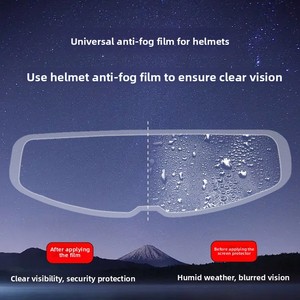 Motosiklet ve Elektrikli Araç Kaskları için Buğu Önleyici Bant (Tam/Yarım) Yağmur Geçirmez Evrensel Uyumlu - Product Image 3