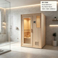 Ruang Sauna Rumah Kustom dengan Gaya Kayu Skandinavia dan Sistem Kesehatan Cerdas untuk Rumah Premium Modern