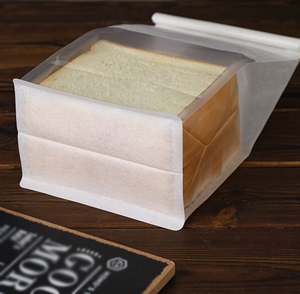 Có thể tái chế trong suốt Kraft túi giấy tin Tie đóng cửa sổ màu trắng thiết kế cho Bánh Mì Bánh có tính năng in ống đồng bề mặt - Product Image 6