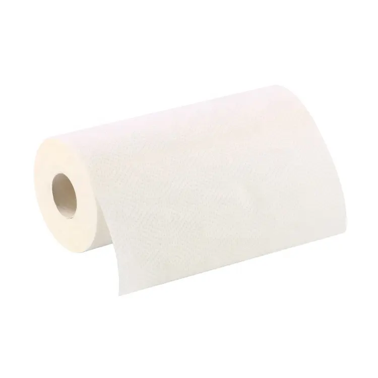 Прочное бумажное полотенце 2-слойное абсорбирующее кухонное бумажное полотенце