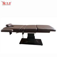 Cama de Masaje Eléctrica de 2 Motores, Plegable y Totalmente Ajustable, para Spa Médico, Gimnasio, Escuela