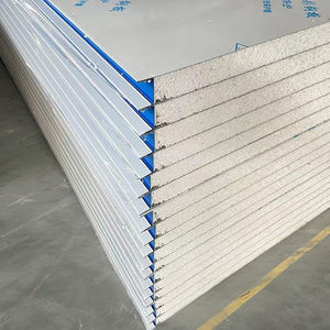 핫 세일 EPS 폴리스티렌 샌드위치 벽 패널 건축 자재용 폼 코어가있는 공장 직접 건축 단열 보드 - Product Image 1