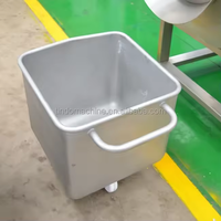 Meilleur prix de vente usine alimentaire utiliser qualité 304 acier inoxydable 100 L 200 L 300 L chariot à viande baril seau chariot à viande