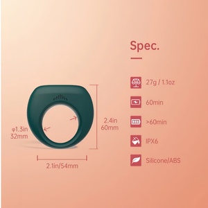 Magic Motion Adult Sex Toy Set USB Rechargeable Cock Ring <b>Vibrator</b> for Men Intimate Delay Massage Toy - Product Image 2