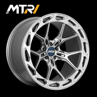 جنوط سيارات الركاب MTRI من 2/3 قطع مقاس 18 و19 و20 بوصة 5x114.3 5x112 5x120 من سبائك الألومنيوم المطروقة بلون ذهبي داكن
