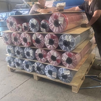 Rouleau de bâche PVC 18oz en vinyle enduit résistant aux coupures, directement de l'usine, prix de gros, indéchirable pour rideaux de camion