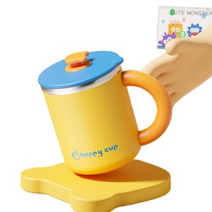 Taza Colorida de Acero Inoxidable 304, Taza Portátil para Estudiantes, Taza de Oficina con Tapa, Taza para Agua, Taza para Café - Product Image 2