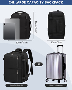 LOVEVOOK 2025 Nouveaux Sacs de Designer Bagages à Main Sacs à Dos 40x30x20 Approuvés pour l'Avion Sac à Dos de Voyage pour Ordinateur Portable 14 pouces pour Hommes - Product Image 3