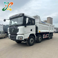 Prix du camion à benne basculante d'occasion Shacman, camion à benne basculante Shacman 8x4, camion à benne basculante de 50 tonnes