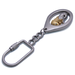 Singapore <strong>Merlion</strong> Shaped Souvenir Key Chain Ring Holder Revolve Alloy Rotating Metal Singapore Keychain