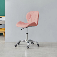 Chaise de Salon Moderne en Cuir, Fauteuil de Beauté Réglable, Tabourets Pivotants pour Pédicure et Manucure, Chaise de Barbier pour Extérieur et Chambre