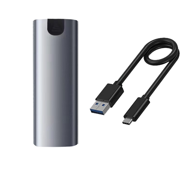 M.2 NVME SATA Dual Protocol SSD Enclosure USB 3.1 Gen 2 10Gbps 2TB External Ssd PCIE SATA NGFF M2 Type C SSD case