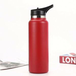 Bouteille isotherme sport en acier inoxydable de 32 oz, anti-fuite, personnalisable, pour camping, écologique, compatible eau bouillante - Product Image 2