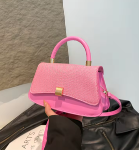 Bolso de mano de gran capacidad, bolso de hombro de diseñador de moda para mujer con forro de PU, adecuado para viajes. - Product Image 1