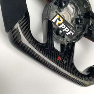 Volant en cuir et fibre de carbone véritable de haute qualité RPPF pour <span class=keywords><strong>Audi</strong></span> <span class=keywords><strong>Q2</strong></span> 2017-2019, vente en gros à prix réduit - Product Image 3