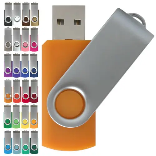 Swivel Usb Usb Drive China Pen Drives Goedkope Metalen Swivel Twister Kleur Usb Flash Disk Promotionele Pen Drive Aangepaste Logo