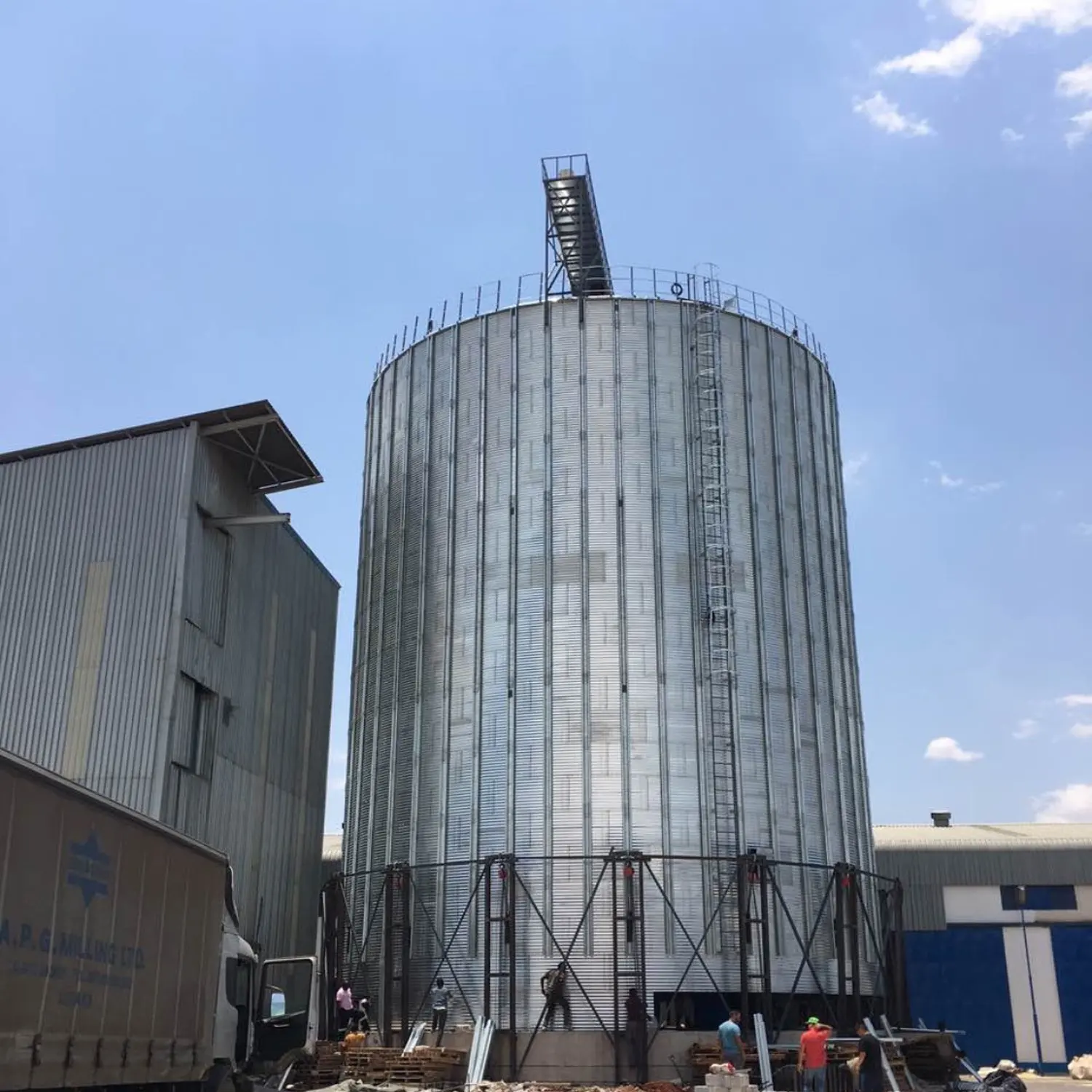 Silos de acero de alta calidad para almacenamiento de granos