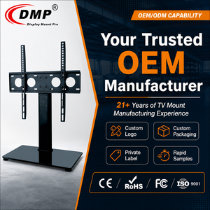 DS303 VESA 400x400 for 32"-55" LCD <strong>LED</strong> <strong>TV</strong> Tabletop Wall Mount Modern Living Room Metal <strong>TV</strong> <strong>Stand</strong> - Product Image 5